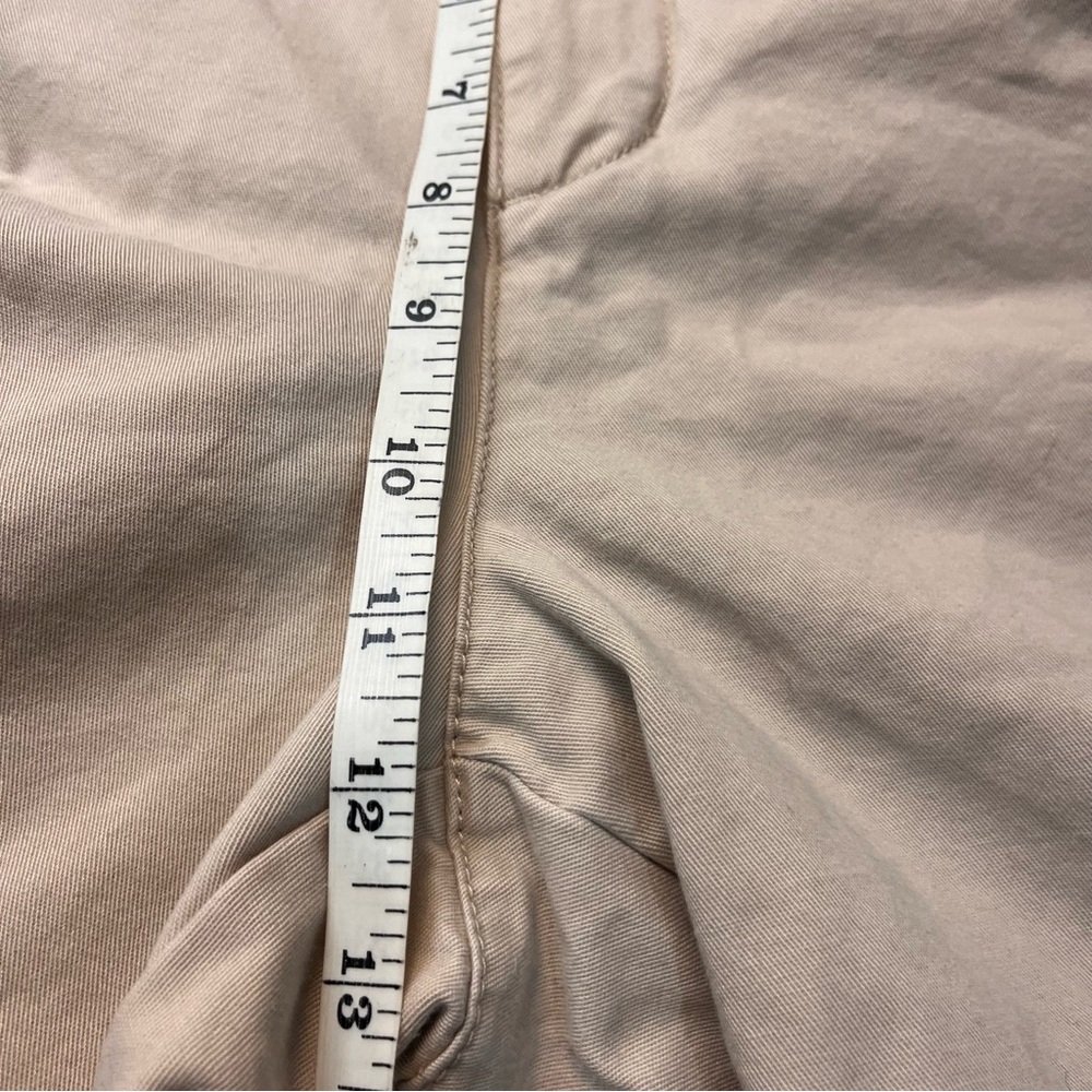 Aritzia TNA 90s Chino Pant Cotton Twill Relaxed Pleated Trousers, Tan, size 10 - Picture 15 of 16